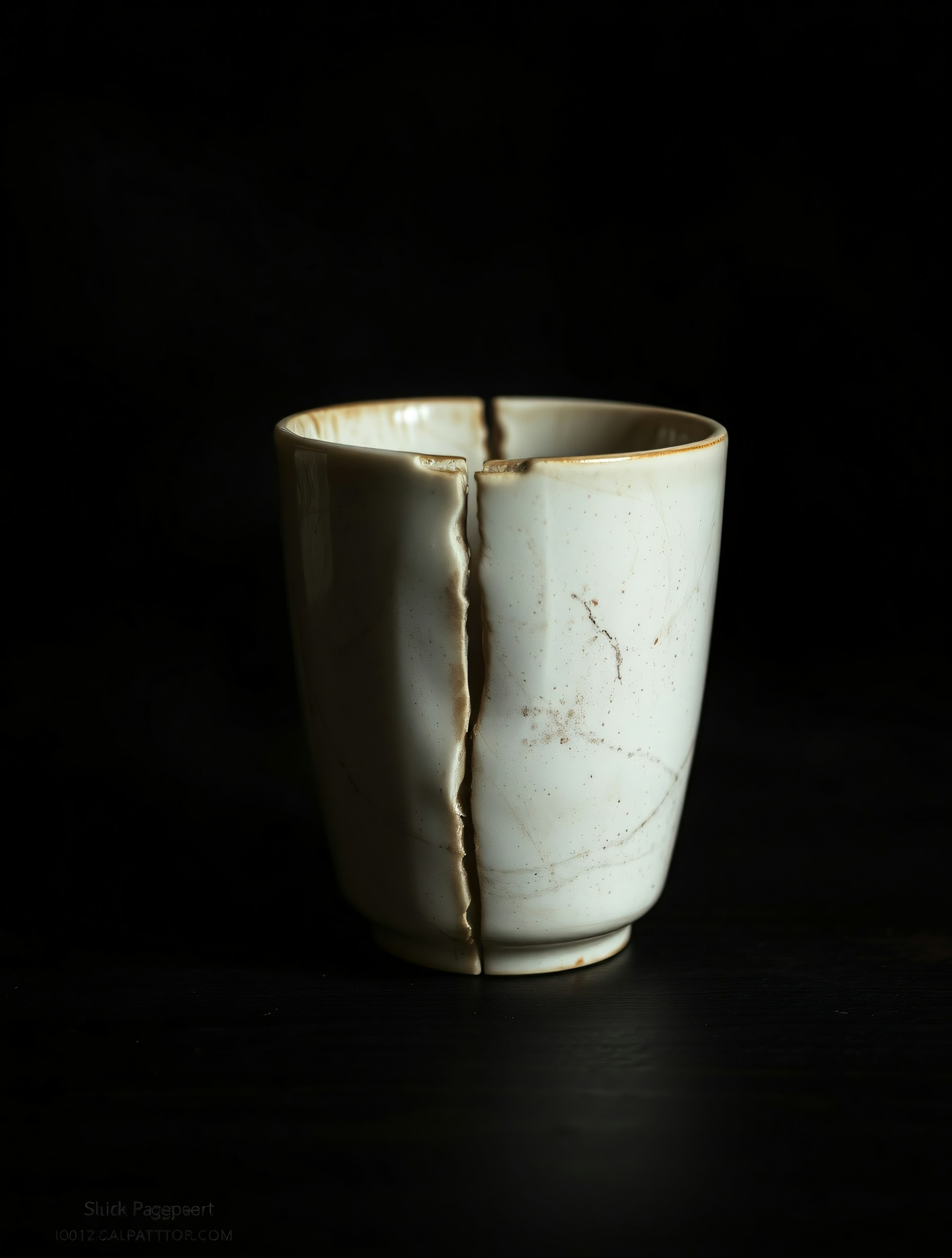 Sake bottle and cup