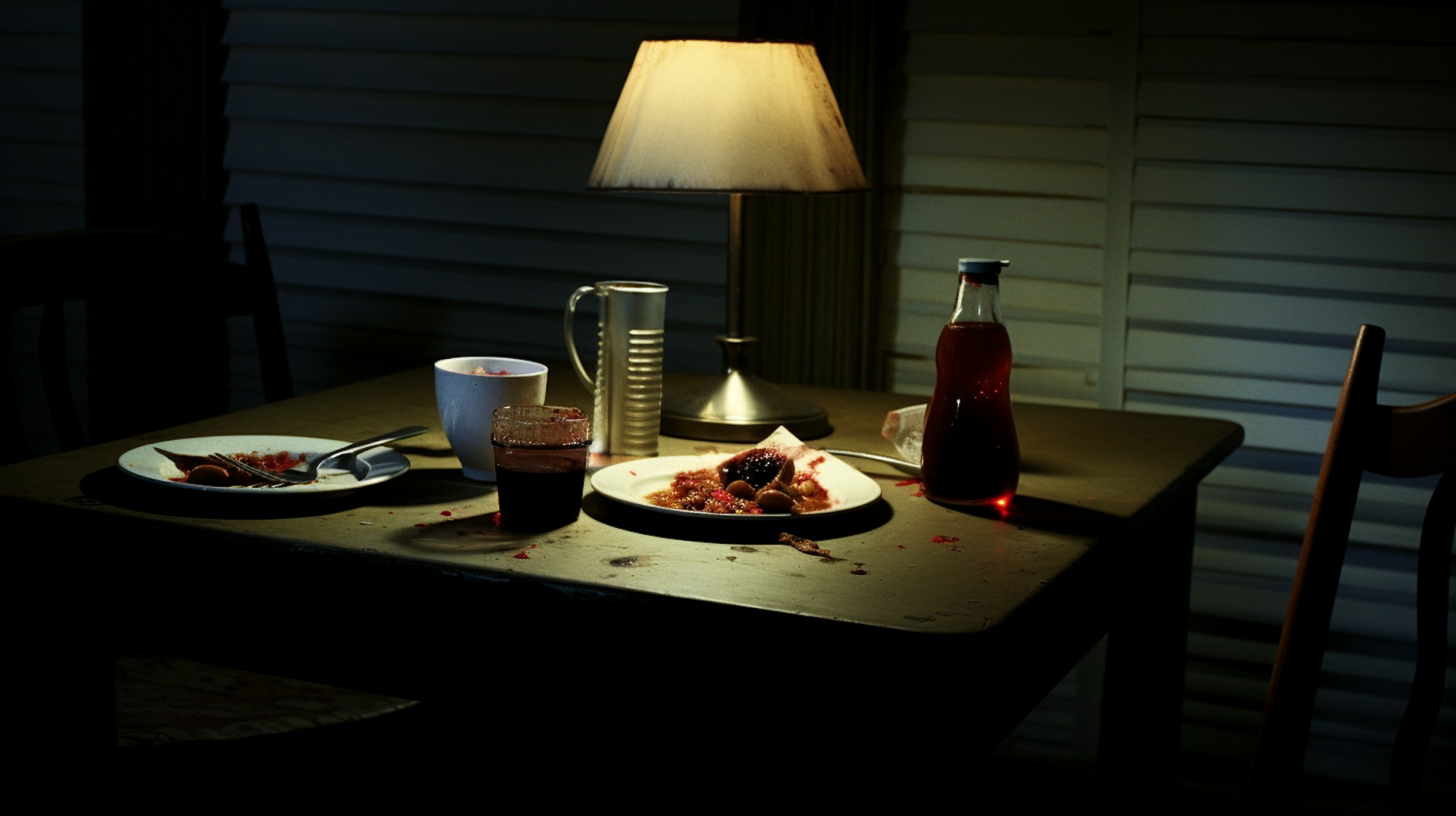 The dining room